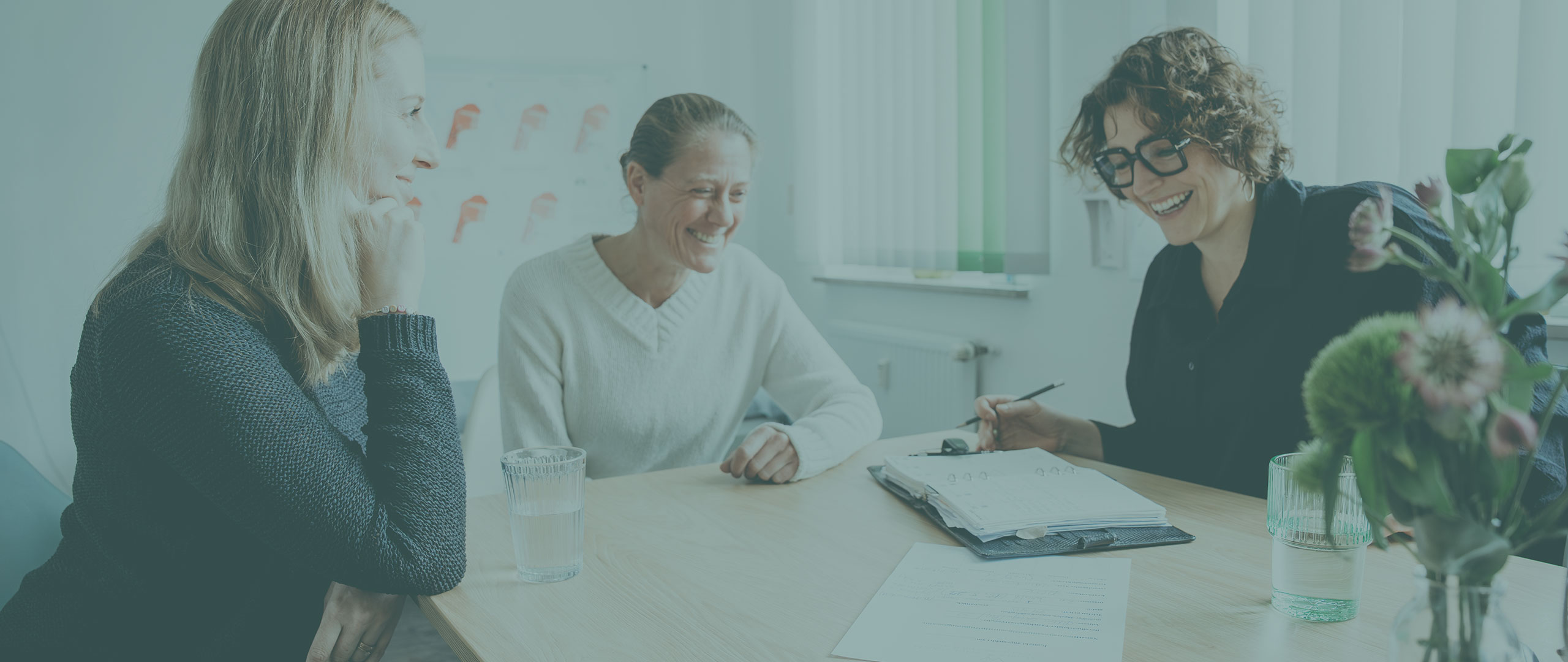 Team der Willmann Logopädie im Gespräch